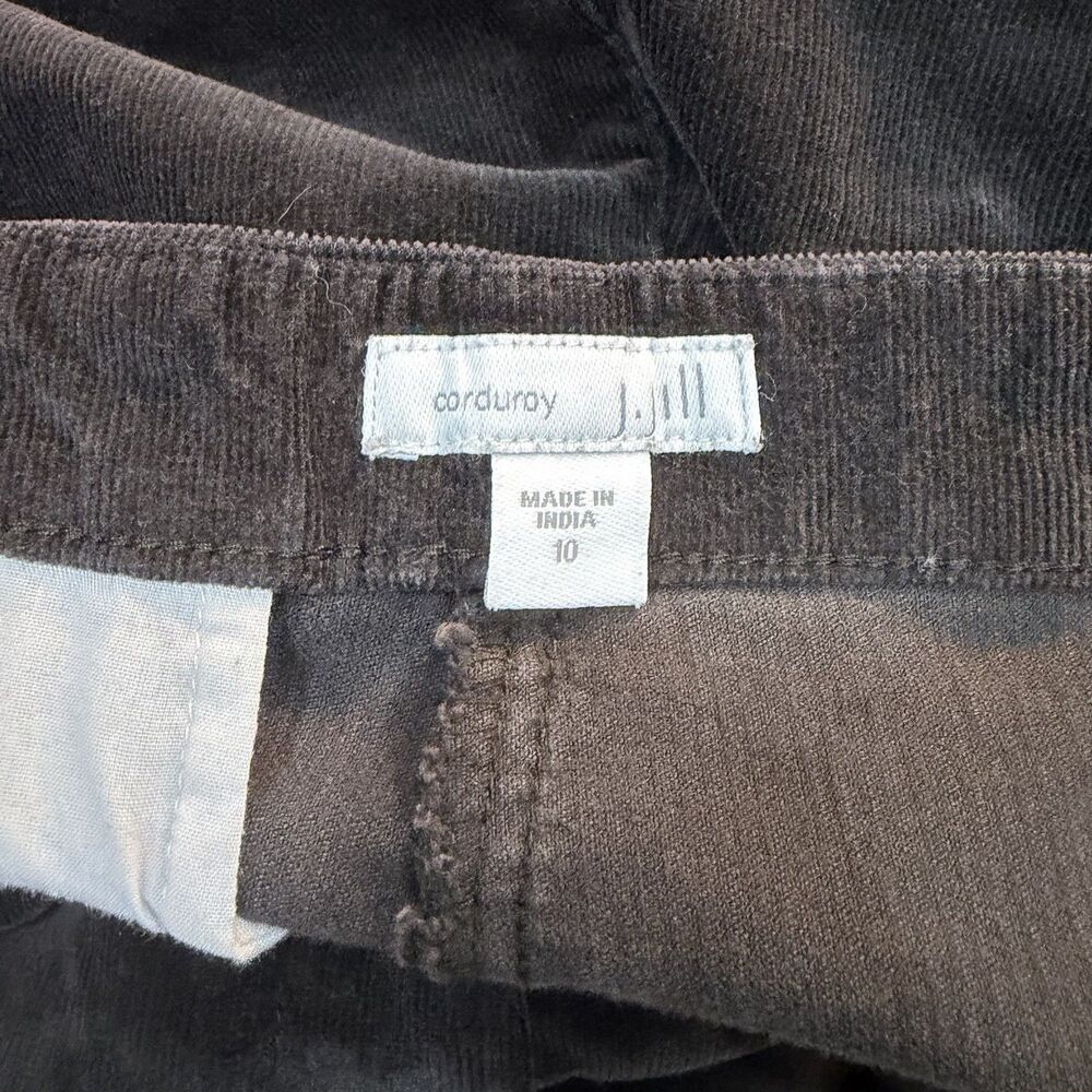 Brown J Jill Corduroy Chino Pants Size 10 Cotton - Picture 6 of 6